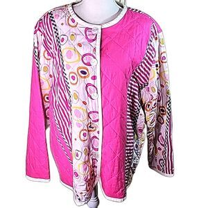 Jacket by Koos Silk Linen Multicolor Size 1X